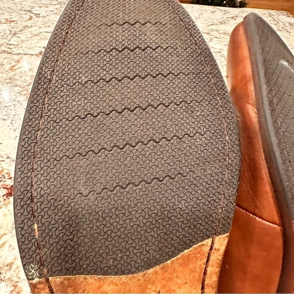 Cole Haan Classic Brown Leather Sawyer  plain Men's dress Oxford Shoes size 14